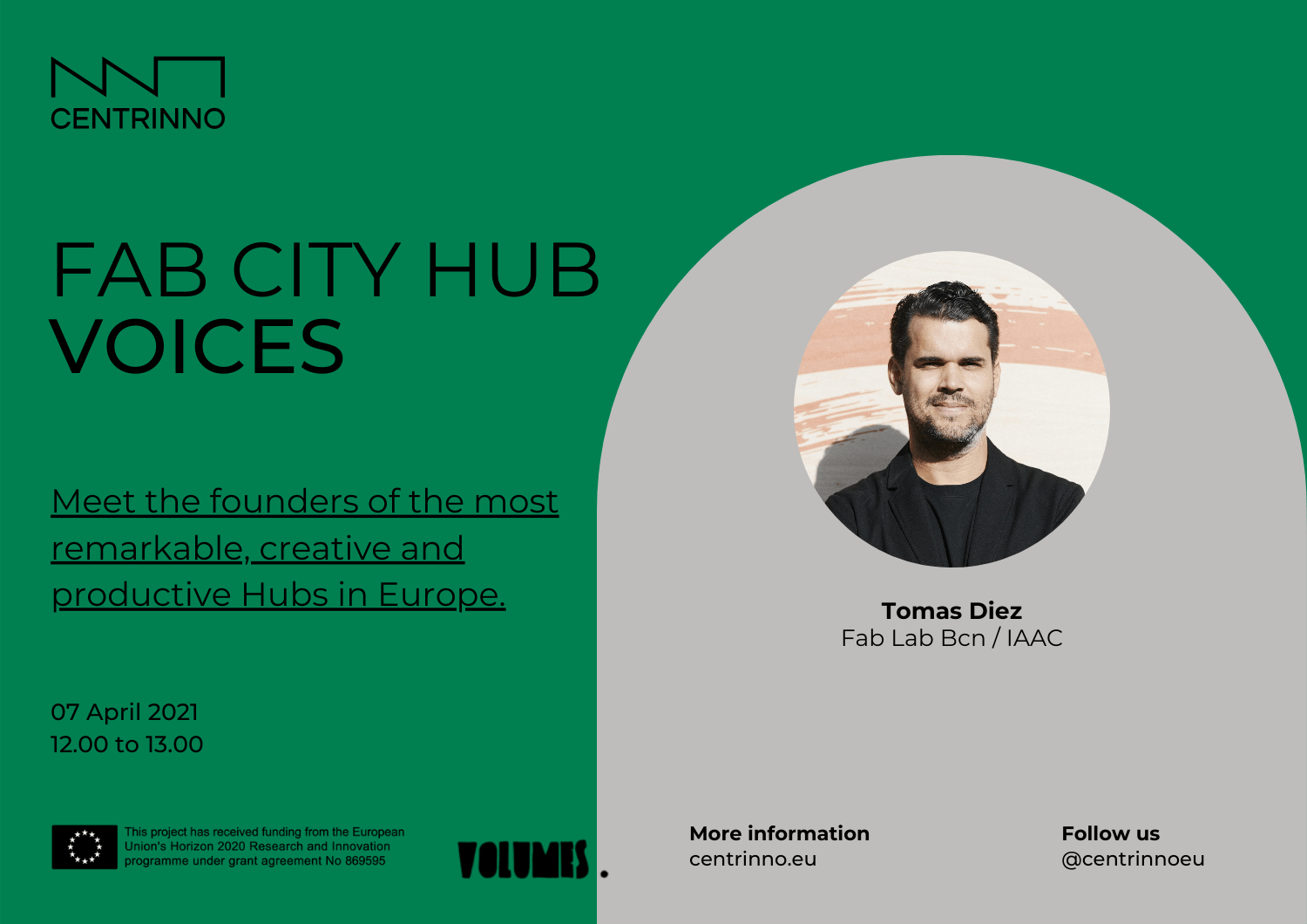 Fab City Hub Voices with Tomas Diez, Fab Lab Bcn / IAAC